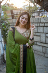 Tharvika Emerald Narayanpeth Anarkali Set