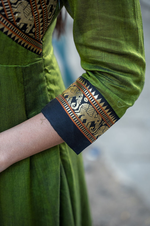 Tharvika Emerald Narayanpeth Anarkali Set