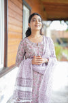 Riddhima Lavender Whisper Kurta Set