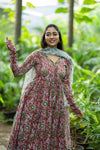 Kalangi Bagru Hand Block Cotton Anarkali
