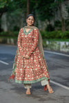Nakshatra Bagru Hand Block Cotton Anarkali