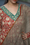 Nakshatra Bagru Hand Block Cotton Anarkali