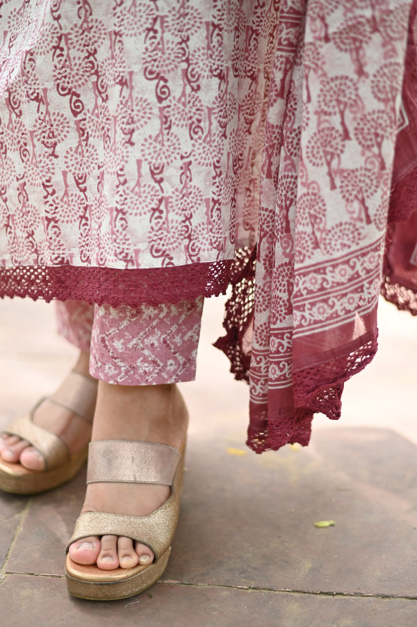 Chitra Serene Maroon Elegance