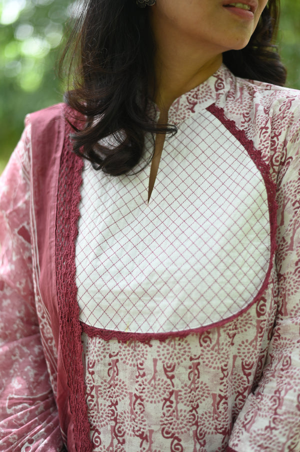 Chitra Serene Maroon Elegance