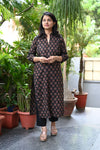 Manjiri Midnight Blossom Kurta