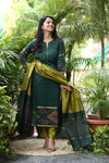 Chandika Pochampalli Silk Suit Set