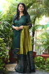 Chandika Pochampalli Silk Suit Set