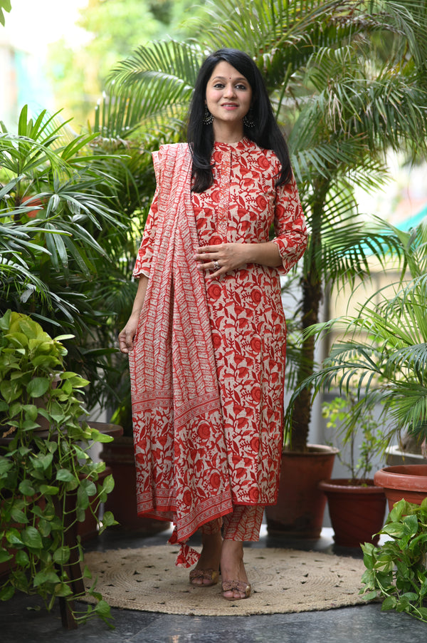 🌺Vaishnavi – The Blooming Make a Bold Statement in Breathable Cotton Elegance 🌺