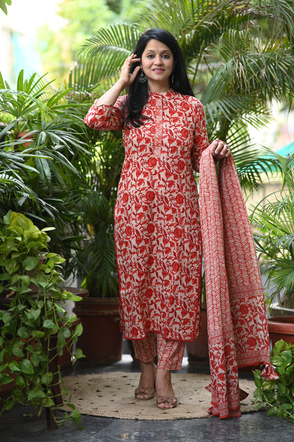 🌺Vaishnavi – The Blooming Make a Bold Statement in Breathable Cotton Elegance 🌺