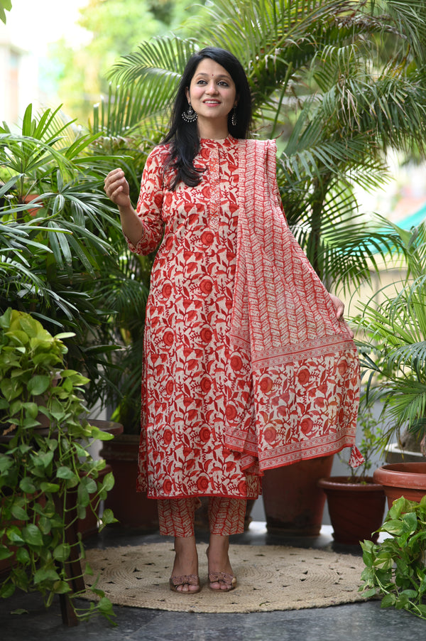 🌺Vaishnavi – The Blooming Make a Bold Statement in Breathable Cotton Elegance 🌺