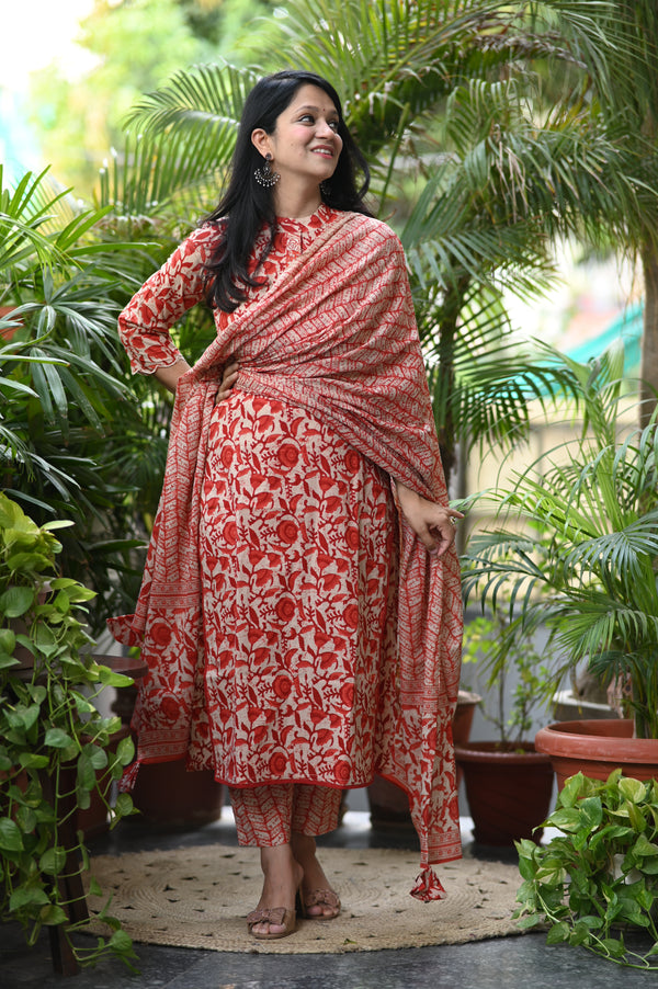 🌺Vaishnavi – The Blooming Make a Bold Statement in Breathable Cotton Elegance 🌺