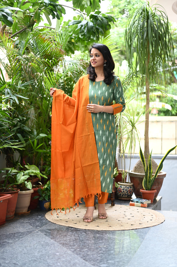 Ahimsa Tuscan Sunrise Suit Set