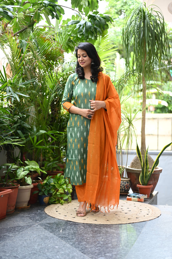 Ahimsa Tuscan Sunrise Suit Set