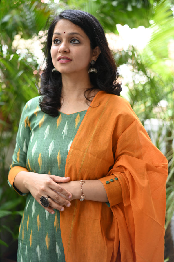 Ahimsa Tuscan Sunrise Suit Set