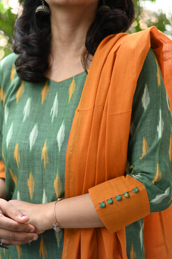 Ahimsa Tuscan Sunrise Suit Set