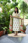 Dharna Botanical Breeze Kurta Set