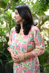 Aabha Floral Pastel Ethnic Kurta Set