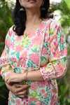 Aabha Floral Pastel Ethnic Kurta Set