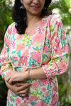 Aabha Floral Pastel Ethnic Kurta Set