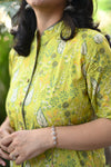 Pranavi Leafy Green Kurta Pant Set