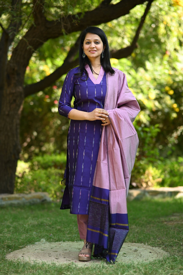 Amruta Pochampalli Silk Suit Set