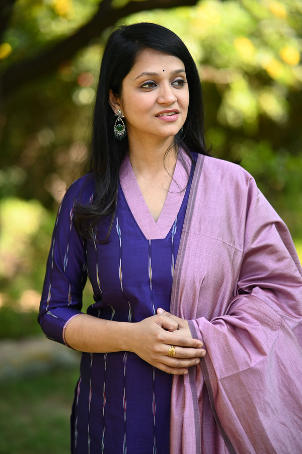 Amruta Pochampalli Silk Suit Set