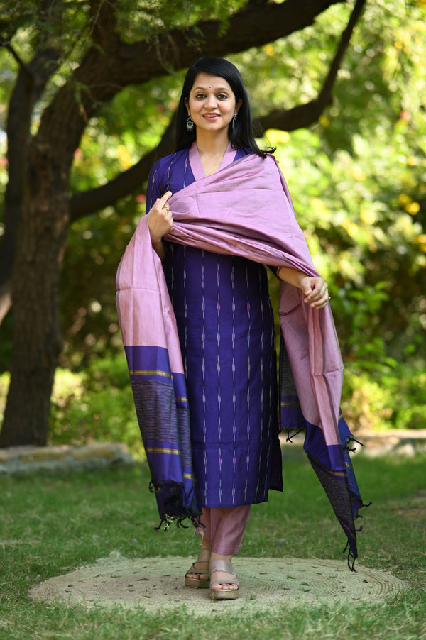 Amruta Pochampalli Silk Suit Set