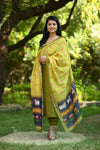 Varshini Silk Suit set with Chanderi Dupatta