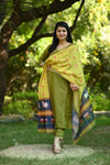 Varshini Silk Suit set with Chanderi Dupatta