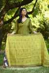 Varshini Silk Suit set with Chanderi Dupatta