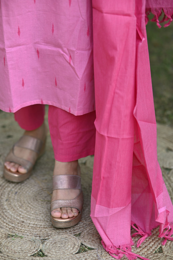 Amrudh South Cotton Set with Dupatta