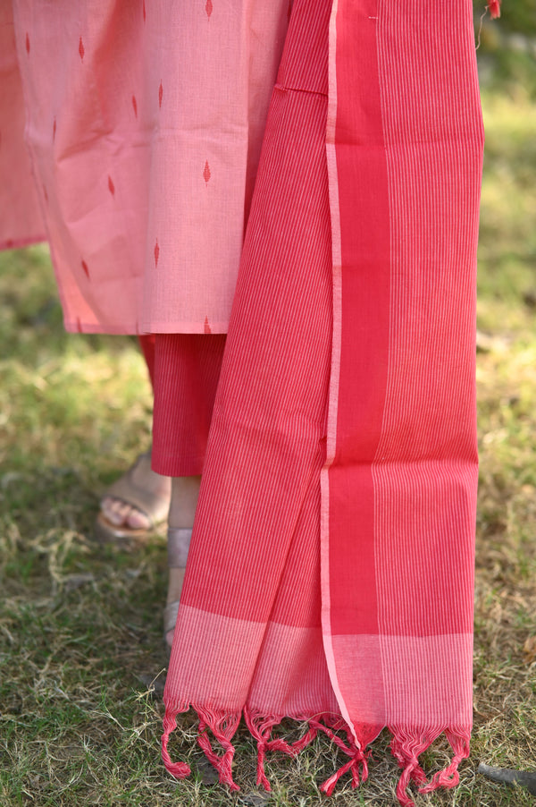 Amrudh South Cotton Set with Dupatta