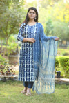 Tvesha Bagru Hand Block Printed Suit Set
