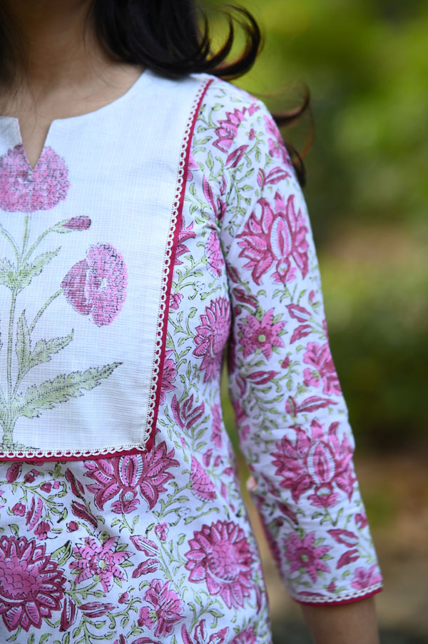 TrishitaBagru Hand Block Printed Suit Set