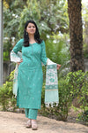Taarika South Cotton, Hanblock Suit Sets