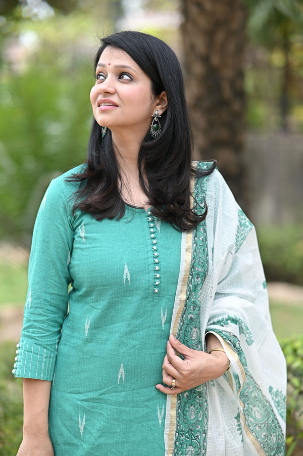 Taarika South Cotton, Hanblock Suit Sets