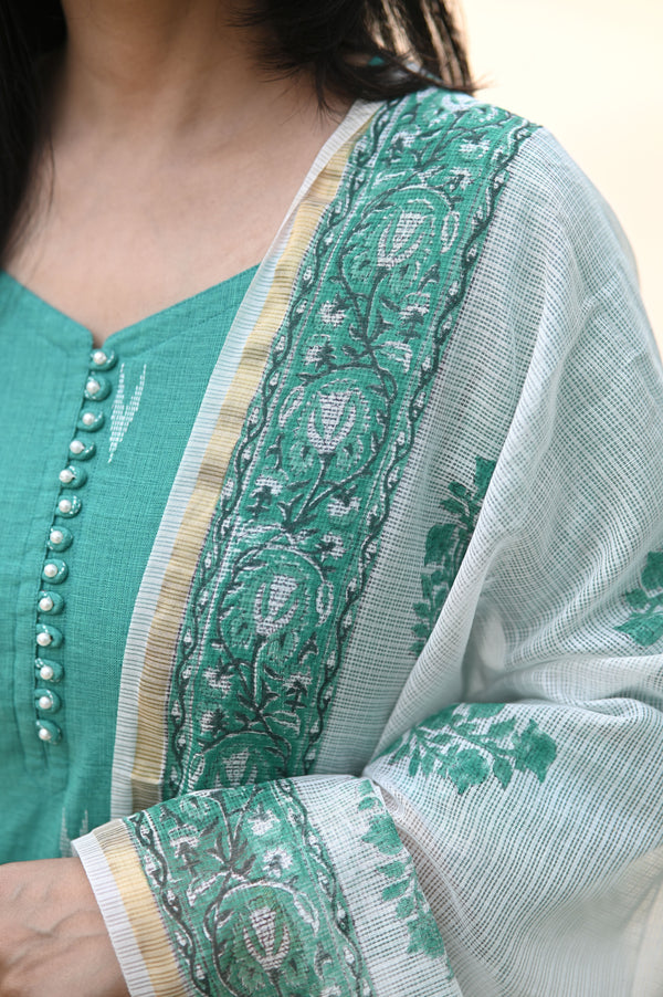 Taarika South Cotton, Hanblock Suit Sets