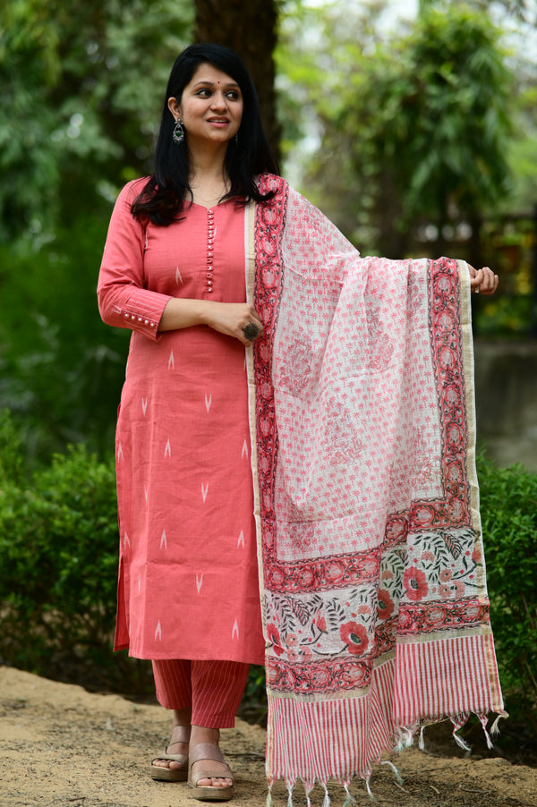 Kumudini South Cotton,Hand block suit sets