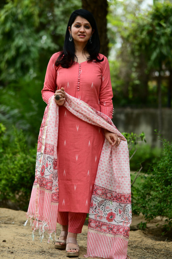 Kumudini South Cotton,Hand block suit sets
