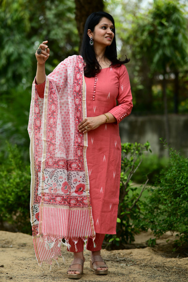 Kumudini South Cotton,Hand block suit sets