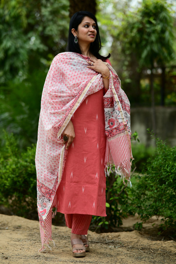 Kumudini South Cotton,Hand block suit sets