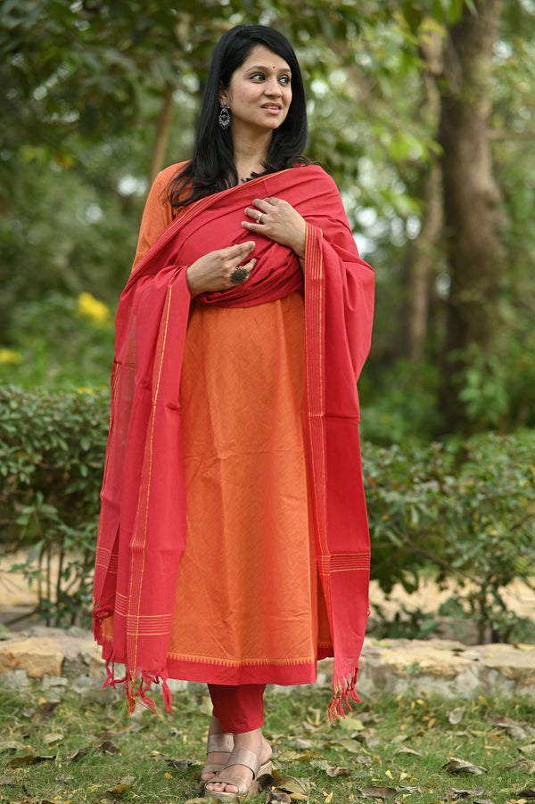 Tharunika Flame Anarkali Set