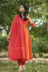 Tharunika Flame Anarkali Set