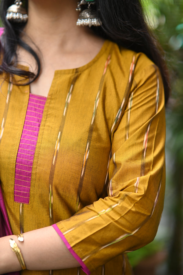 💫 Iraja- The Silk Harmony Embrace Regal Contrast in Pochampally Silk Elegance 💫