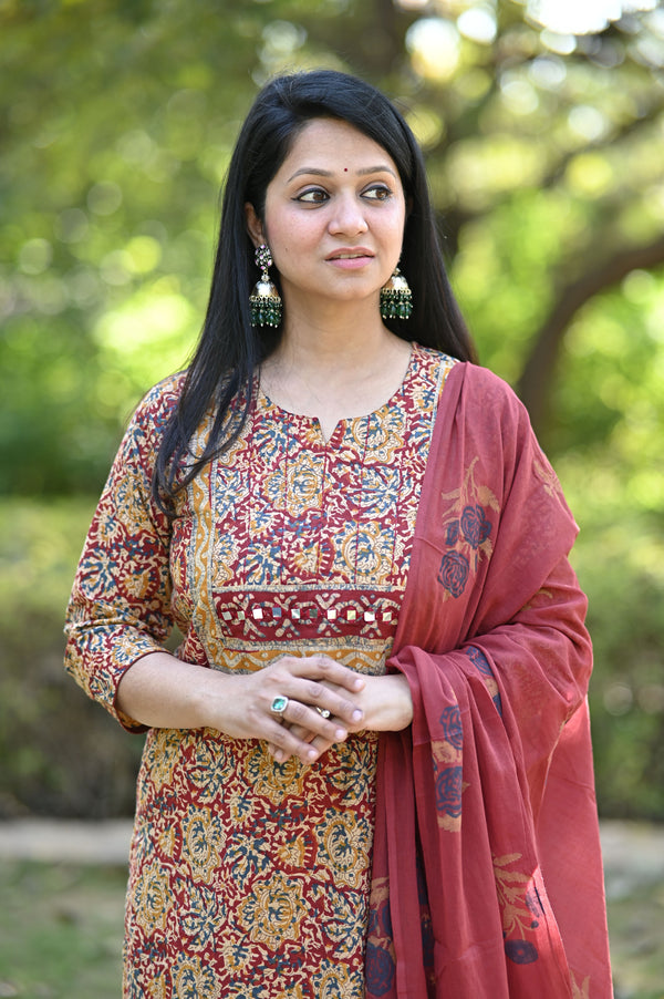 Vanajali Ajrak Handblock Set