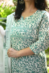 Aaranya Floral Cotton Kurta Set