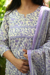 Aaranya Floral Cotton Kurta Set