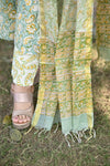 Karigari Hand block Suit set with Dupatta
