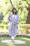 Padmaja Fresh FloralsHand block Suit Set with Dupatta