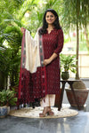 Samprada Ikkat cotton Pochampally Handloom Suit Set